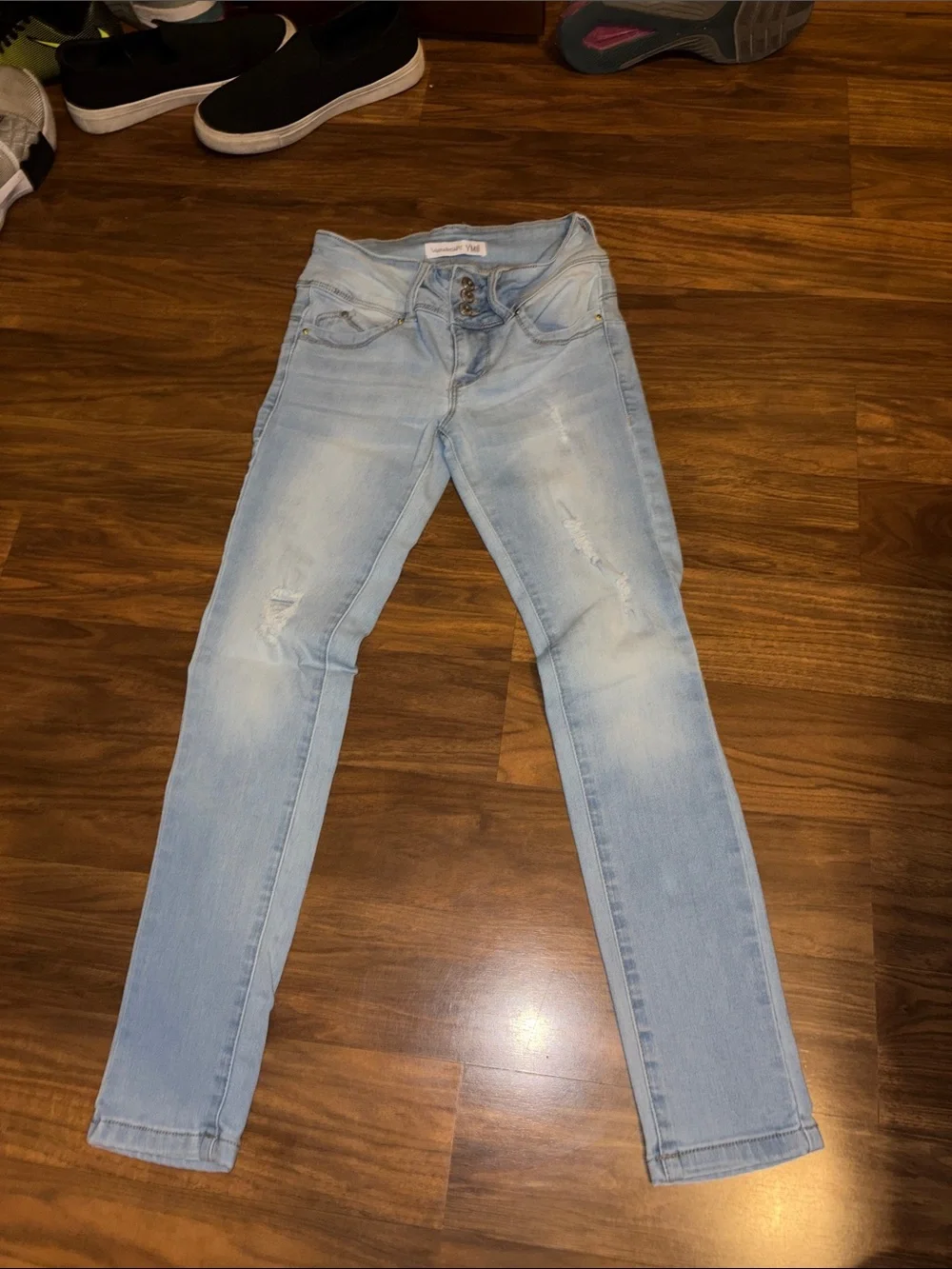 YMI Dark Blue & Light Blue Skinny Jeans Duo
